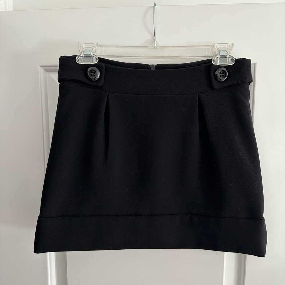Retro vibe black skirt